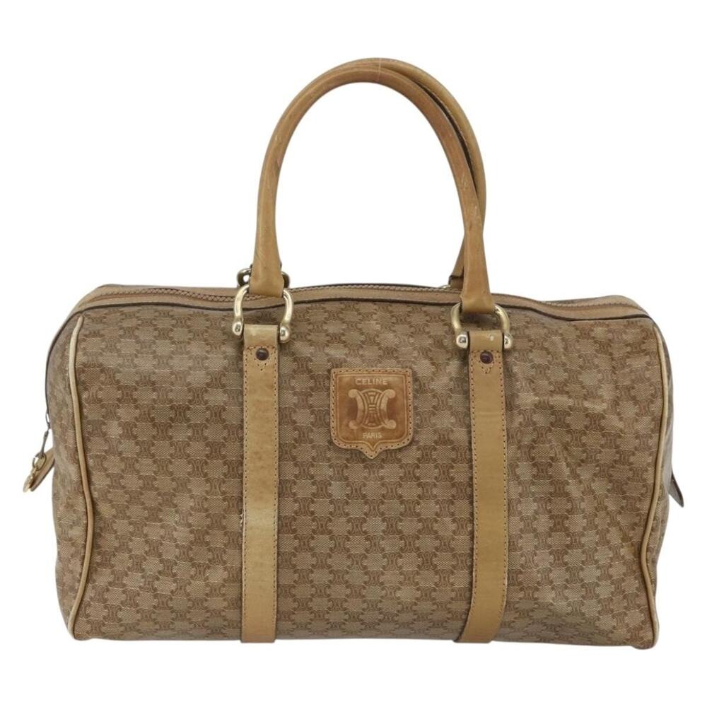 Celine Macadam Boston Bag Beige